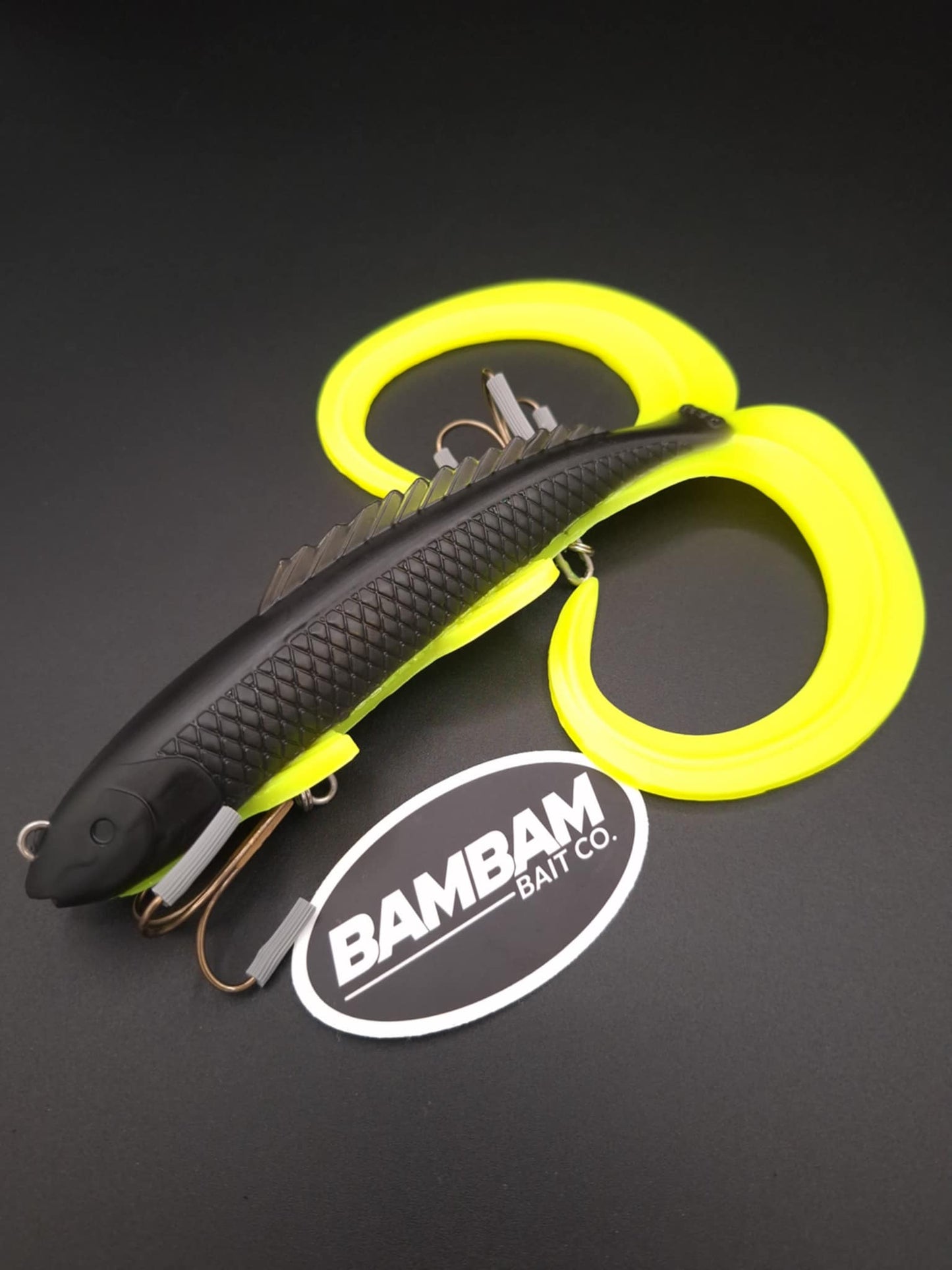Bowfin Jr (Black/Chartreuse Glow)