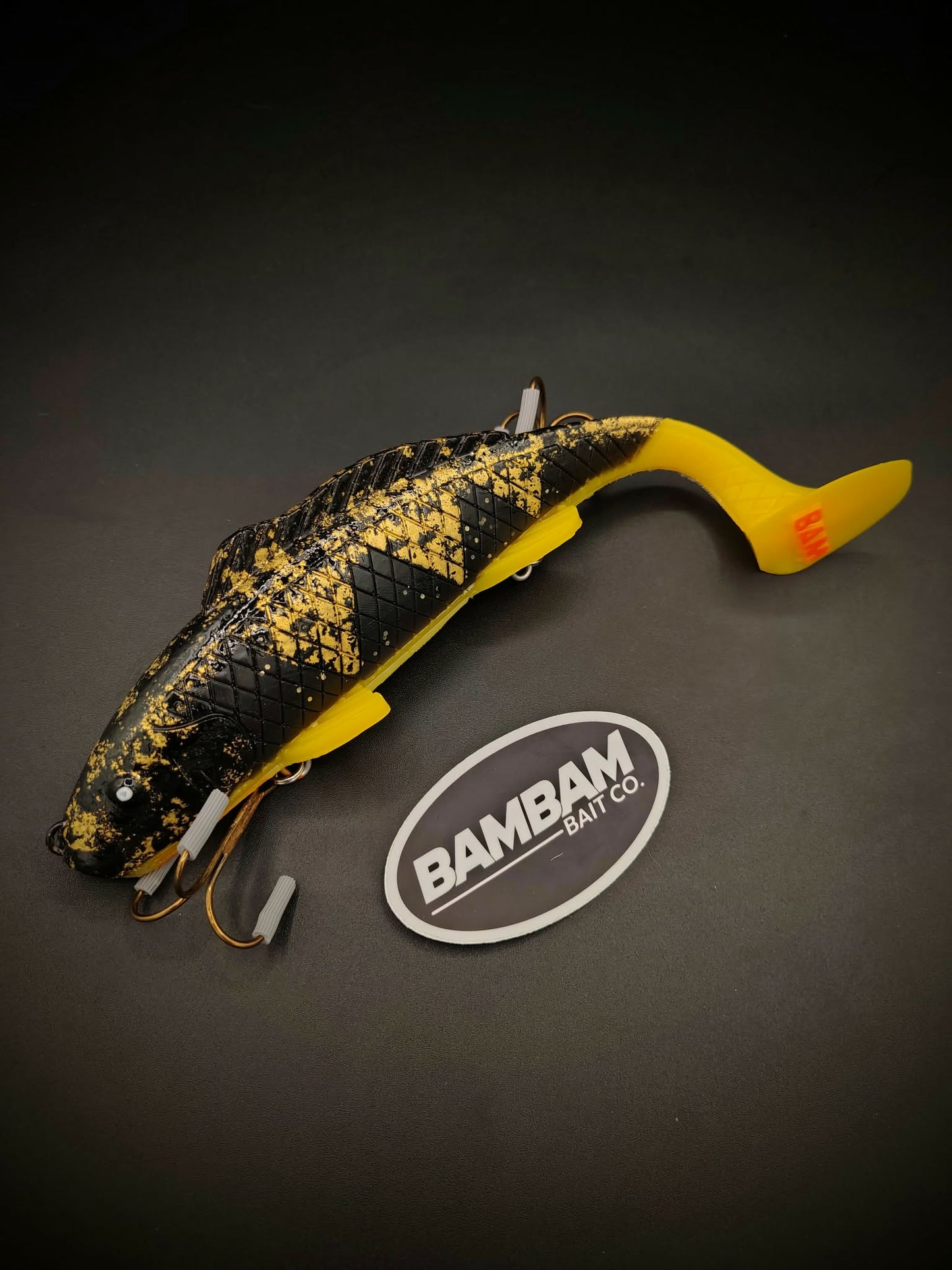 7" Swimfin (Painted Black Perch)