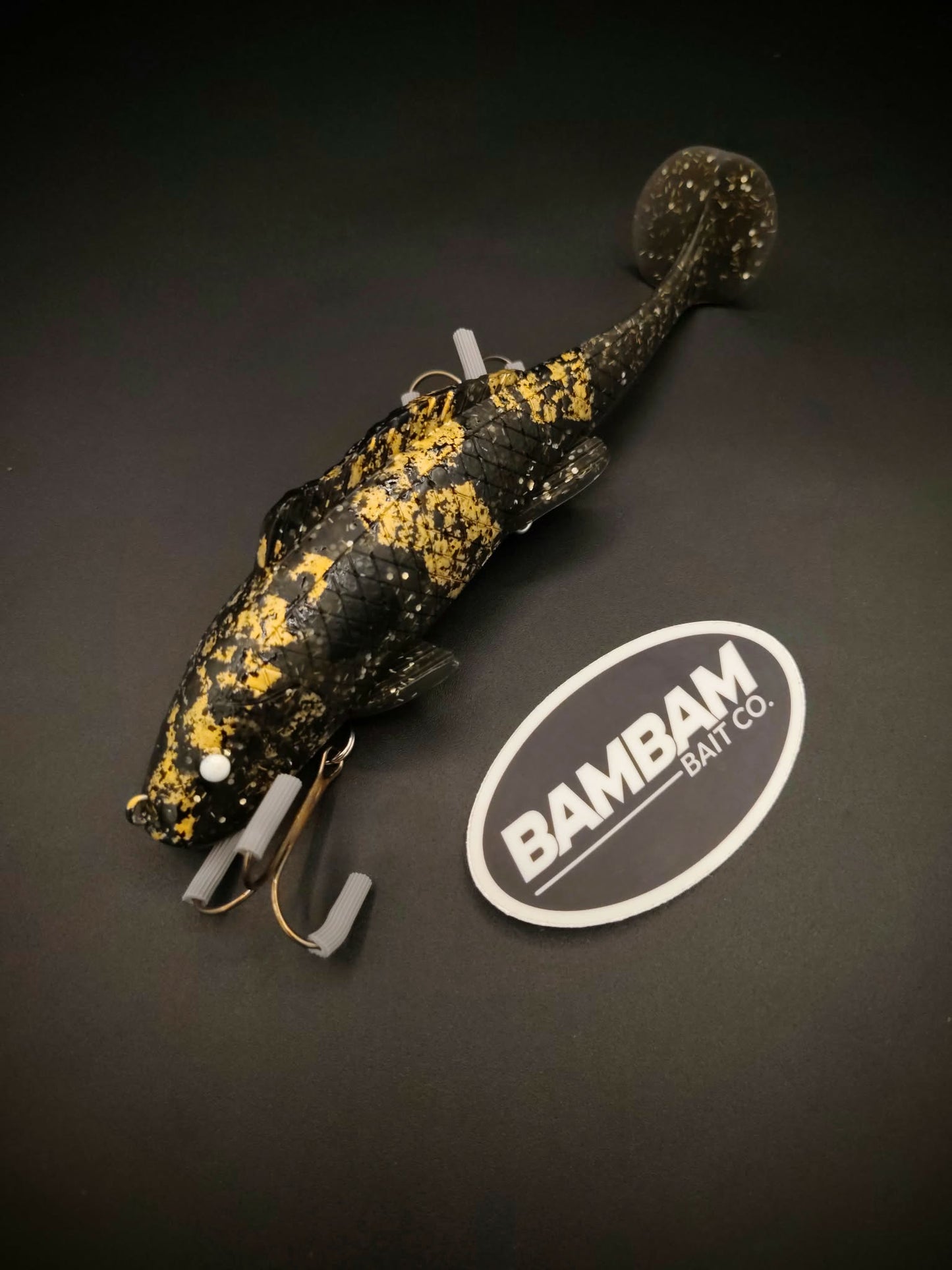 7" Swimfin (Painted Black Walleye)
