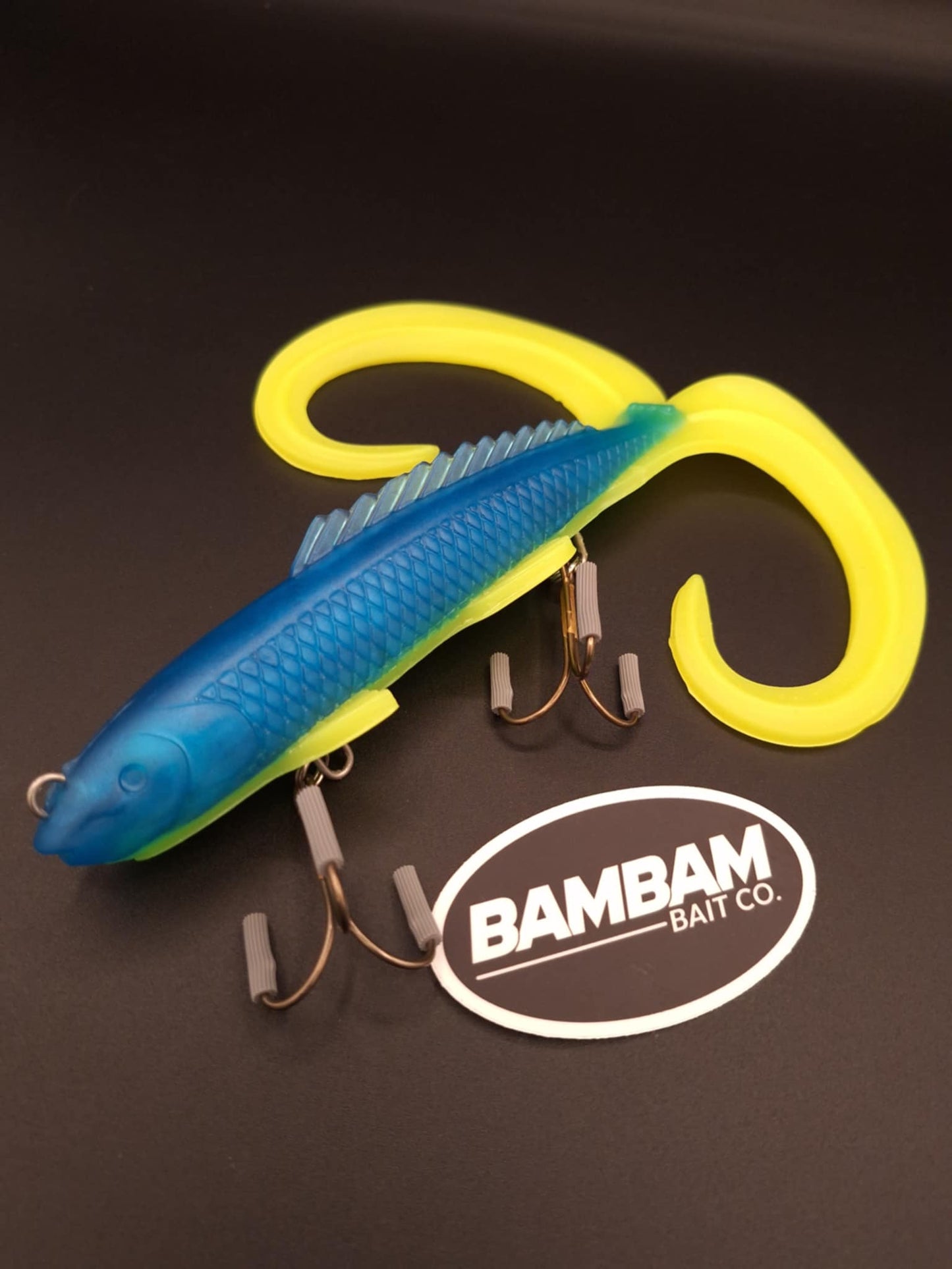 Bowfin Jr (Blue/Chartreuse Glow)